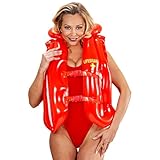 W WIDMANN MILANO Party Fashion 04836 - Aufblasbare Schwimmweste, Weste für...