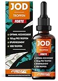 Jod Tropfen FORTE 1000x mit 150 µg Jod pro Tropfen - optimal hochdosiert -...