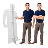 Personalisierte lebensgroße Pappfigur, 1-8 ft – Individuell gestaltbarer...