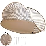 Strandmuschel Pop Up,1-3 Personen Strandmuschel mit UV Schutz,Baby...