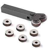 DBREAKS 7Pcs Rändelrad Set, Stahl Rändelwerkzeug, 0.5mm/1mm/2mm...