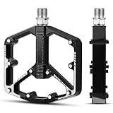 2 Stück Pedale Fahrrad, Aluminium Rennrad Mountainbike MTB Pedale...