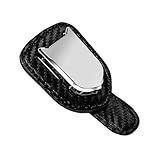 NOLITOY Pu Leder Car Glasses Holder mit Carbonfaser Optik Praktischer...