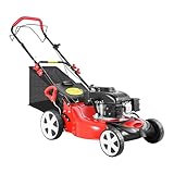 KEESUNG Rasenmäher Benzin, 4 Takt Rasenmäher mit Radantrieb 140CC...