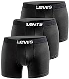 Levis Herren Boxershort Print Limited Black Edition 3er Pack - New Black -...