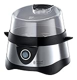 Russell Hobbs Eierkocher [Testsieger, 1-7 gekochte od. 3 gedämpfte Eier...