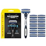 WILKINSON SWORD - Hydro 5 Rasierer für Männer | Feuchtigkeitsspendendes...