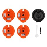 Qcwwy Nachfüllbare Kaffeekapseln Pods, Wiederverwendbare Kaffee Pod PP...