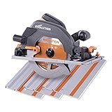 Evolution Handkreissäge R185CCSX Kreissäge Tauchsäge 1600W Inkl. Ø 185...