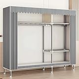 Tragbarer multifunktionaler Kleiderschrank aus Segeltuch – Faltbarer...