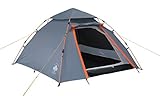 Lumaland Outdoor Pop Up Kuppelzelt Wurfzelt 3 Personen Zelt Camping...