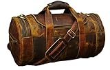 Satchel and fable Handgefertigte Reisetasche für Herren, Leder, Vintage,...