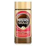 NESCAFÉ GOLD Entkoffeiniert, löslicher Bohnenkaffee, Instant-Kaffee aus...