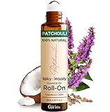Gya Labs Patchouli-Öl Ätherisches Öl Roll on für die Haut - 100% Reines...