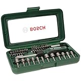 Bosch 46tlg. Schrauberbit Und Steckschlüssel-Set (PH-, PZ-, Hex-, T-,...