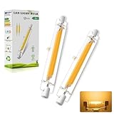 Dvnoua R7S LED 118mm Dimmbar 30W, LED Ersatz für Halogenstab 118mm 300W,...