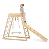 Indoor-Spielplatz Kleinkinder-Holzspielzeug-Spielset 7in1 mit...