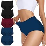 Cozyroam Unterhosen Damen Baumwolle 5er Pack Hohe Taille Unterwäsche...