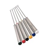 COLLBATH 6 Stück Bbq Grillgabeln Lange Grillgabeln für Bbq Camping...