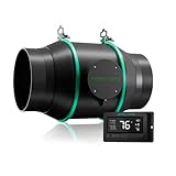 MARS HYDRO 150 mm Rohrventilator mit Temperatur- feuchtigkeitsregler, 402...