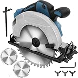 Professional Kreissäge kompatibel mit Makita 18 V Akku mit 2...