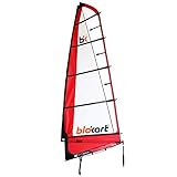 Blokart Sail Complete 4.0 m Red Unisex Erwachsene, Rot, 4.0 m²