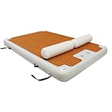 Gebürstete aufblasbare Gymnastikmatte, rutschfeste Yogamatte, aufblasbare...