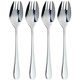 MasterClass Edelstahl Buffet Spork Set, 4-teilig, Gabel, Messer und Löffel...