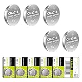 BELOWSYALER CR2016 3V Knopfbatterien 10/5-Einheit Metallkonstruktion...