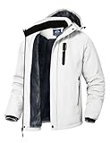 Rdruko Skijacke Herren Winterjacke Snowboardjacke Warme Fleece GefüTtert...