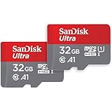SanDisk Ultra 32 GB microSDHC Memory Card + SD Adapter with A1 App...