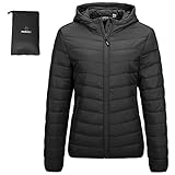 Outdoor Ventures Damen Steppjacke Leichte Packbare Übergangsjacke Warme...