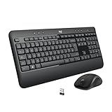 Logitech MK540 Advanced Kabellose Tastatur und Maus Combo für Windows, 2,4...