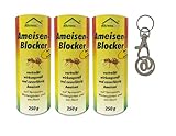 ILODA Einkaufswagenchip aus Mettal + 3x 250g Ameisen-Pulver, Ameisen Streu-...