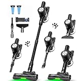 SUXIANGVAC Akku Staubsauger 48KPa/500W/55Mins, Staubsauger Kabellos mit...