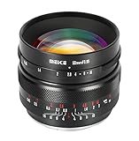 Meike 50 mm F0,95 Weitwinkelobjektiv mit großer Blende, manueller Fokus,...
