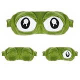 ACWOO Augenmaske, 3D Süße Tiere Schlafmaske Augenbinde, Flusen Karikatur...