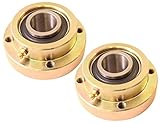 SECURA 2x Kugellager UC205 Lager mit Flansch kompatibel mit Schlegelmulcher...