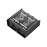 STRAFBRG Passive Audio DI Box Direct Injection Box Low Noise Gitarre Bass...