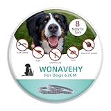 2 Pack 63cm Zecken- & Flohschutz Halsband Hunde Flohschutzhalsband für...