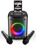 Vocal-Star VS-275 Tragbare Karaoke Maschine mit Bluetooth, Karaoke Anlage,...