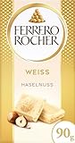 Ferrero Rocher Tafel – Weiße Schokolade mit Haselnuss – 1 x 90 g...