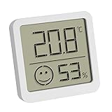 TFA Dostmann Digitales Mini Thermo-Hygrometer, 30.5053.02, Innentemperatur...