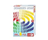 Noris 606065644 - Domino Run 200 Steine, Aktionsspiel für Die ganze...