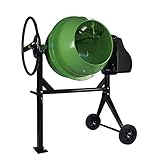 TRUTZHOLM Betonmischer 140 L Trommel leistungsstarker 550 W Elektromotor...