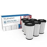 6 Filter für AEG Staubsauger [CX7, CX7-2 & QX8] ersetzt AEF150 -...