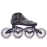 Carbonfaser-Inline-Speedskates für fortgeschrittene Skater, 85A/PU-Rollen,...