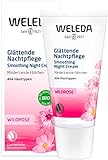 WELEDA Bio Wildrose Glättende Nachtpflege, reichhaltige Creme zur...