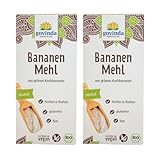 Govinda Bio Bananenmehl (2x350g) | glutenfrei & vegan | aus Kochbananen |...