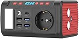 revolt Powerbank Camping 230V: Mini-Powerstation & Solar-Generator, 88,8...